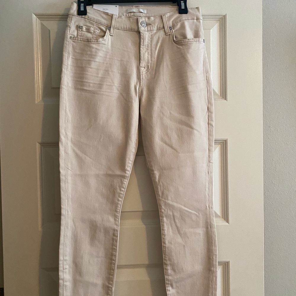 7 For All Mankind Ankle Skinny Jean - Size 28